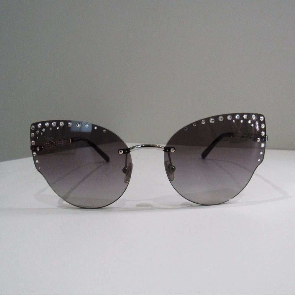 Michael Kors Black Studded Cat-Eye Sunglasses | MK1058B St. Anton - Picture 7 of 15